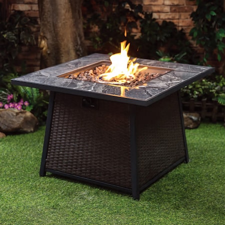 Gas Outdoor Firepit Table - 35 Inch